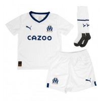 Olympique de Marseille Valentin Rongier #21 Fußballbekleidung Heimtrikot Kinder 2022-23 Kurzarm (+ kurze hosen)